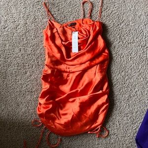 Zara orange dress